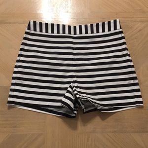 NWOT Express Striped High Waisted Shorts